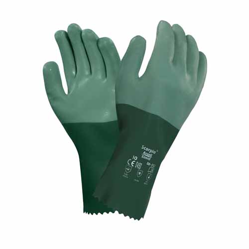 08-352 ALPHATEC CHEMICAL RESISTANT GLOVE HAND - ANSELL