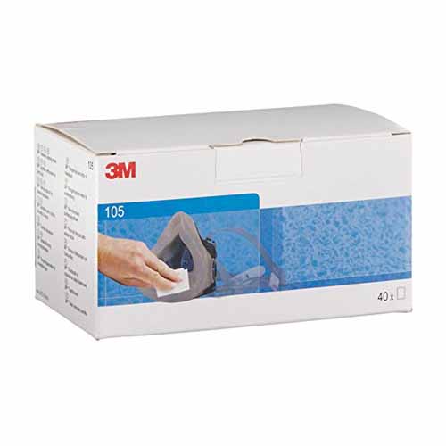 105 CLEANSING WIPES FOR MASKS - 3M