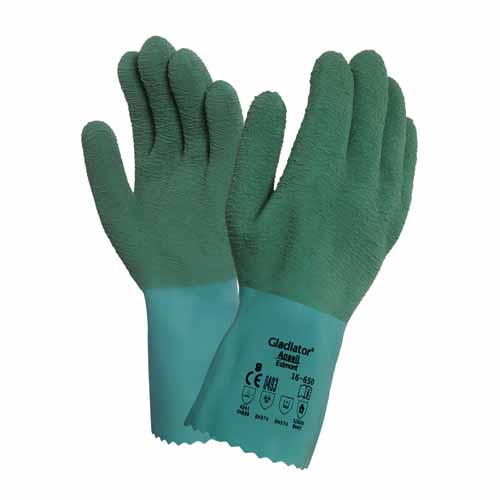 16-650 ALPHATEC CHEMICAL RESISTANT GLOVE HAND - ANSELL