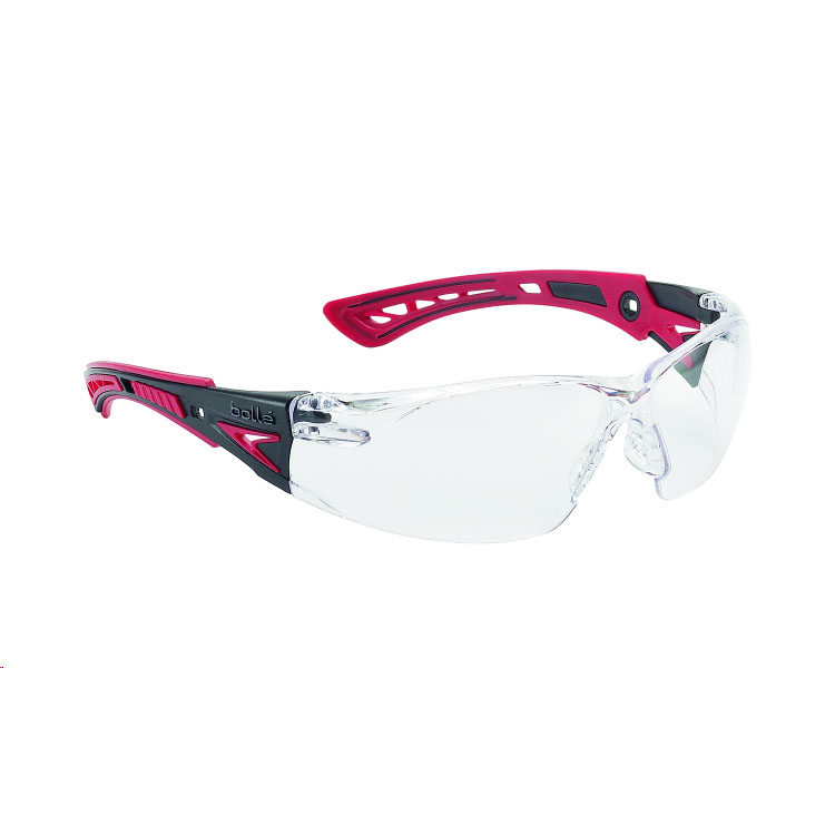 RUSH + RUSHPPSI SAFETY GOGGLES, PLATINUM COATING AF/AS CLEAR LENS - BOLLÉ