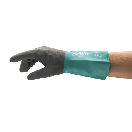 58-430 ALPHATEC CHEMICAL RESISTANCE GLOVES - ANSELL