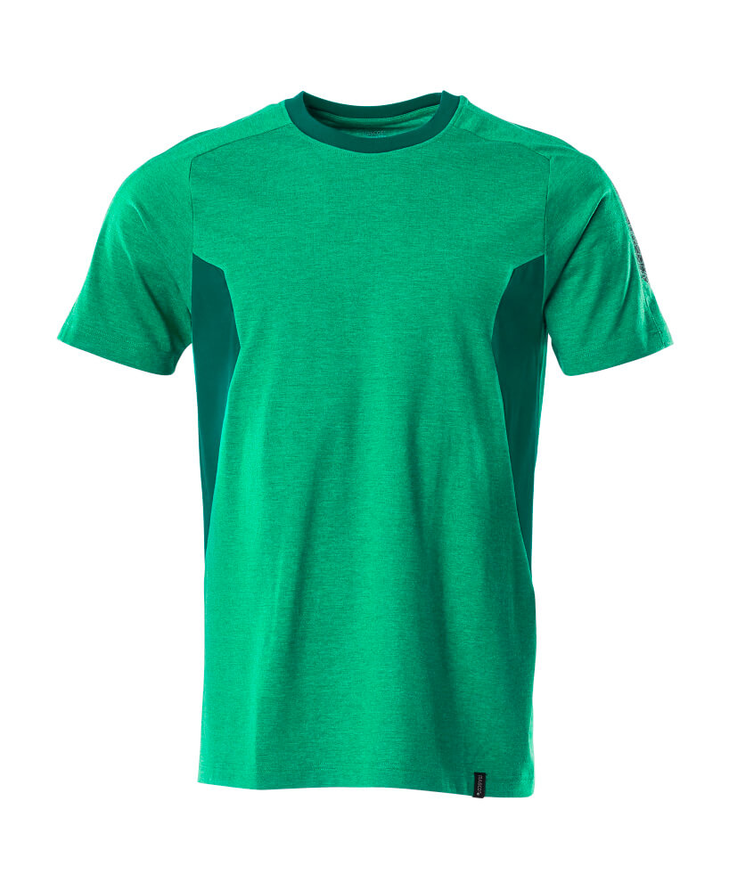18382-959 ACCELERATE T-SHIRT, BRIGHT GREEN/GREEN,60% COTTON/40% POLYESTER, 195GR, MASCOT ACCELERATE