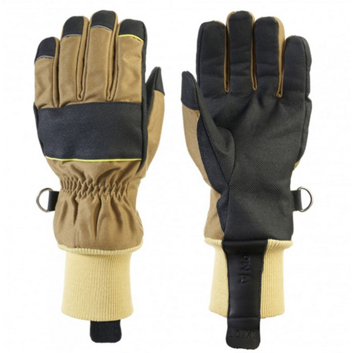 FAJRO 7102, 3-IN-1 FIREFIGHTER'S GLOVE, CUT RESISTANT, CAT D, KEVLAR CUFF - MOG