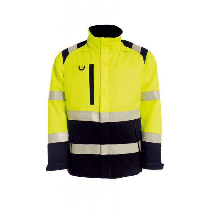 5101 93 WINTER JACKET FLUO YELLOW/MARINE, FR AST, CANTEX - TRANEMO