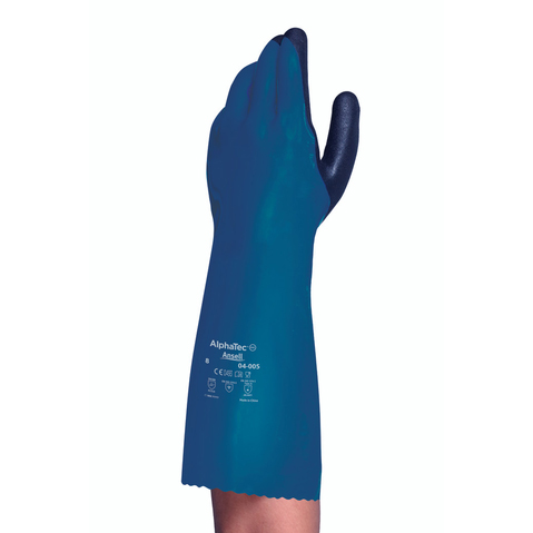 04-005 ALPHATEC CHEMICAL-RESISTANT GLOVE - ANSELL