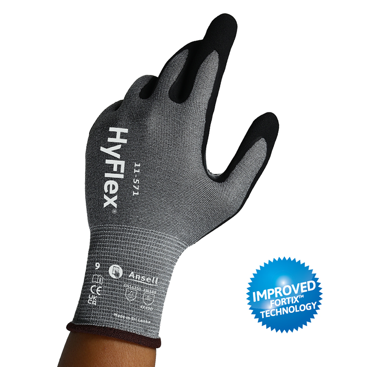 11-571 HYFLEX CUT RESISTANT GLOVES - ANSELL
