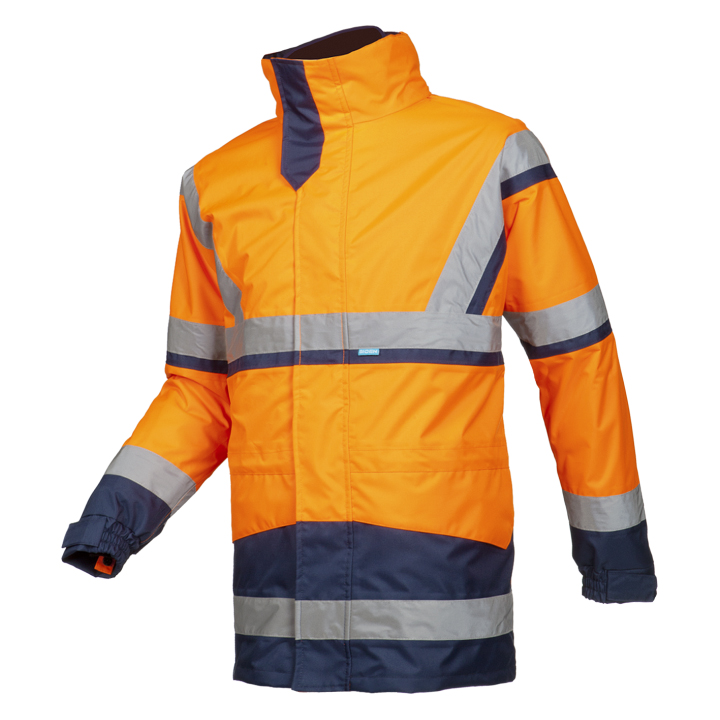 401A POWELL HI-VIS PARKA COAT - SIOEN