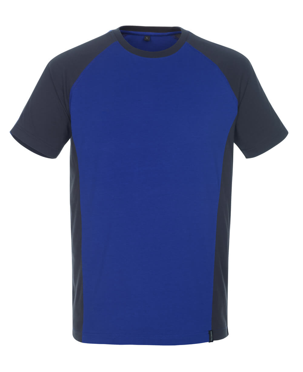 POTSDAM T-SHIRT, CORNFLOWER BLUE/ DARK NAVY, 60%OTTON/40% POLYESTER, MASCOT UNIQUE