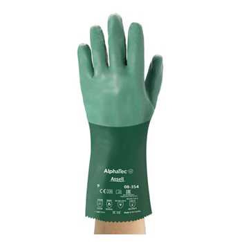 08-354 ALPHATEC CHEMICAL RESISTANT GLOVE HAND - ANSELL