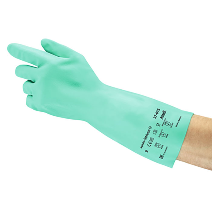 37-675 SOL-VEX GLOVE CHEMICAL RESISTANT NITRILE - ANSELL