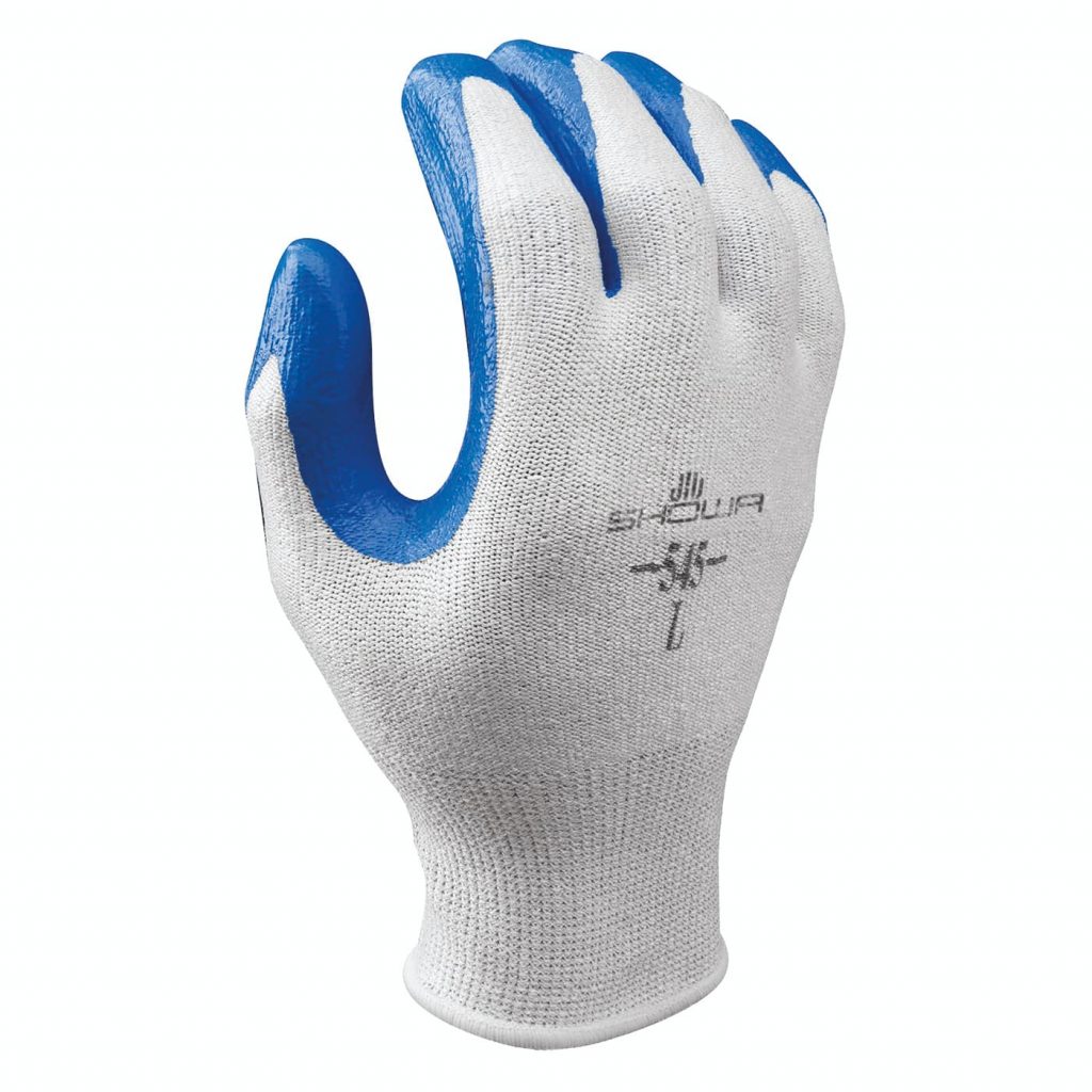 545 HPPE NITRILE PALM FIT CUT RESISTANT GLOVES - SHOWA