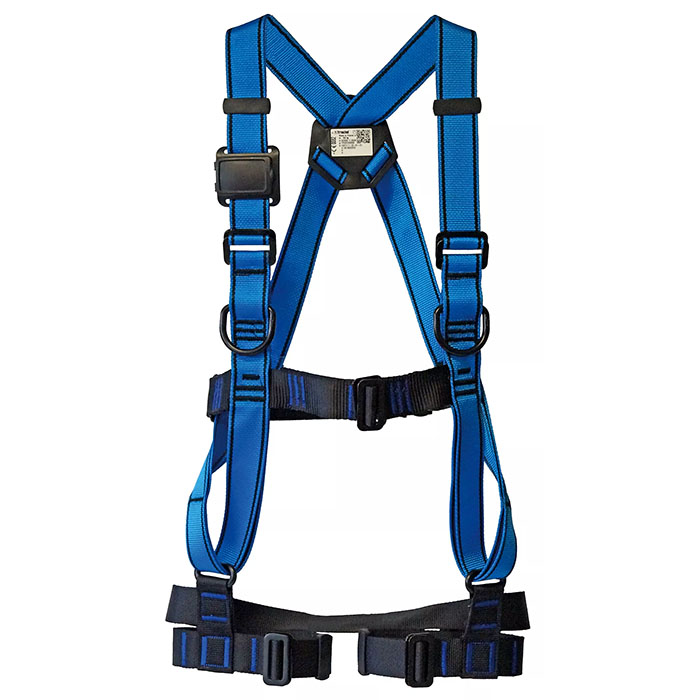 HT44 HARNESS, HOR. LEG STRAPS, WIDE CHEST STRAP, BACK AND CHEST ATTACHMENT (2) - TRACTEL