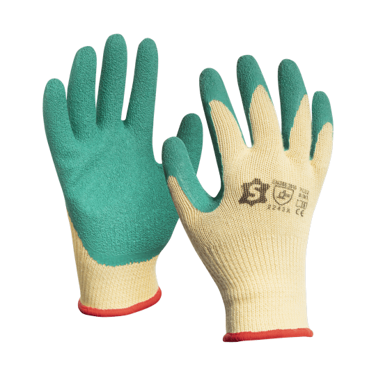 G690/GRIP HANDSCHOEN KATOEN/LATEX