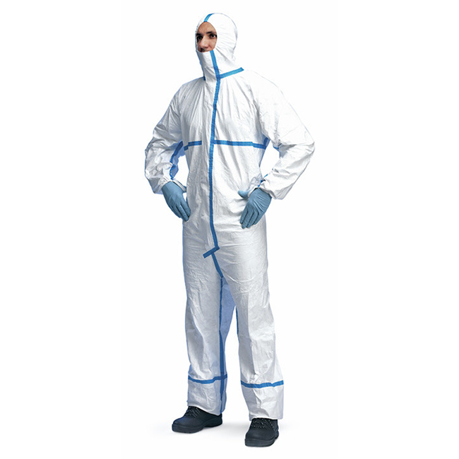 TYVEK 600 PLUS DISPOSABLE COVERALL - DUPONT