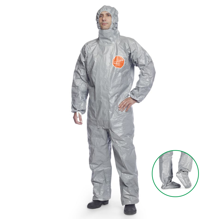 TYCHEM 6000 STANDARD DISPOSABLE COVERALL + SOCK'S - DUPONT