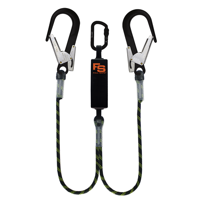 FS502R-AB DOUBLE LANYARD WITH SHOCK ABSORBER 1.5M - FALLSAFE