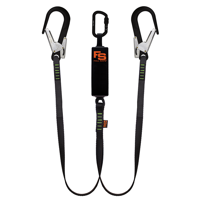 FS502-AB DOUBLE LANYARD WITH SHOCK ABSORBER 1.5M - FALLSAFE