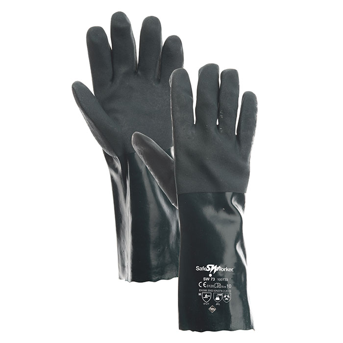 G823 OIL AND GREASE RESISTANT GLOVE PVC