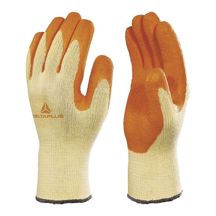 VE730OR GLOVES LATEX/COTTON