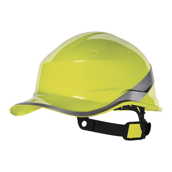 Casque de chantier en ABS avec jugulaire 4 points de fixation