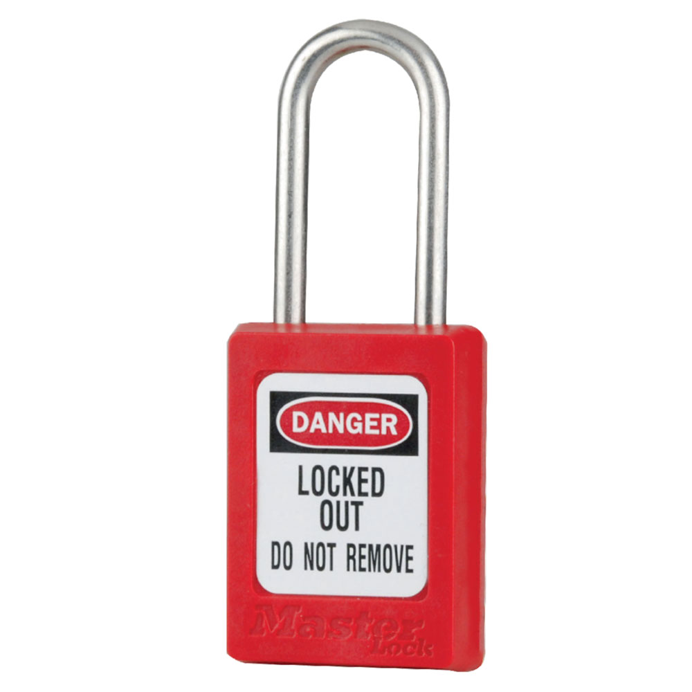 S31MKRED ZANDEX THERMOPLASTIC PADLOCK - MASTERLOCK