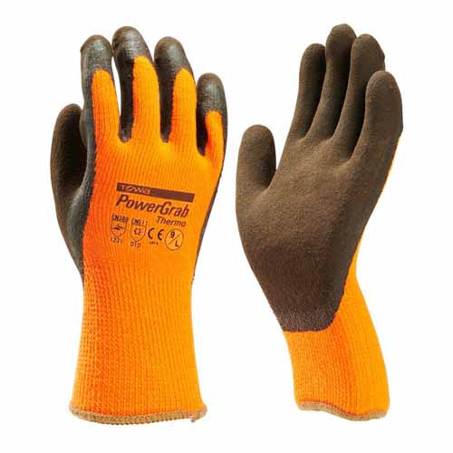 POWERGRAB THERMO ORANGE 335 WINTER GLOVES - TOWA